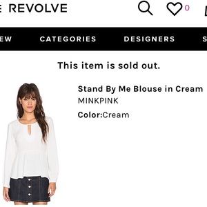 Minkpink Stand By Me Blouse